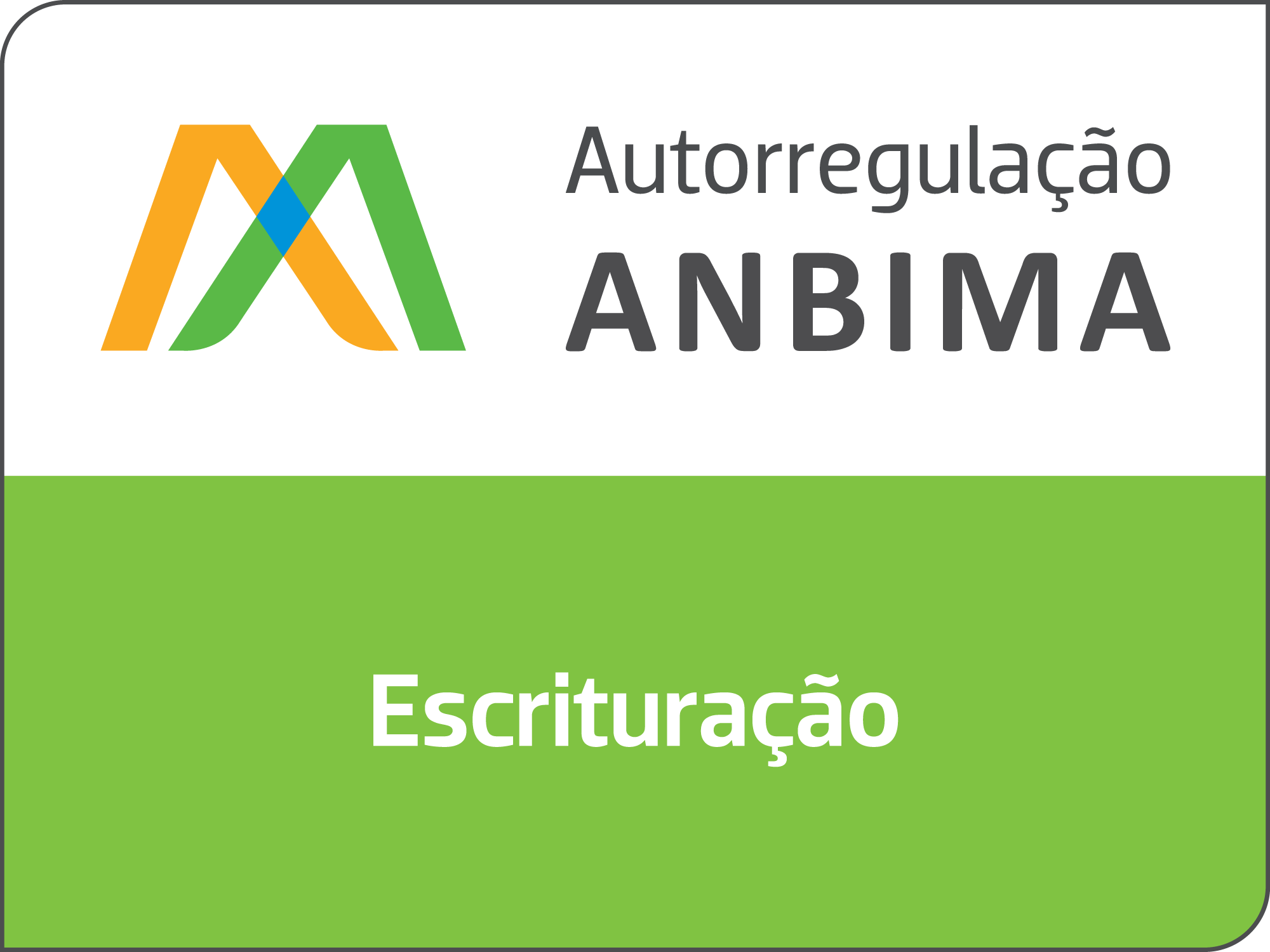 Selo ANBIMA de escrituração